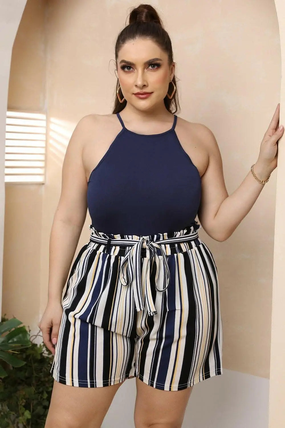 Curvy halter neck bodysuit - Love Salve